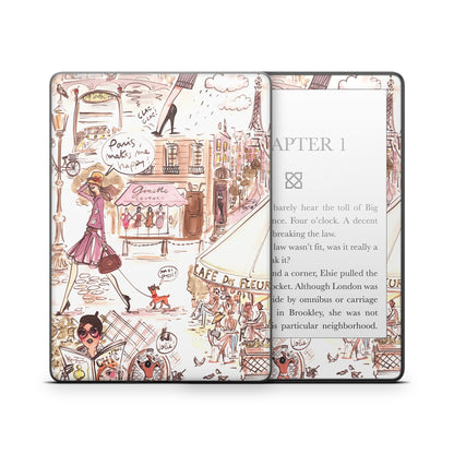 Paris Makes Me Happy - Amazon Kindle Skin
