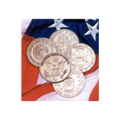Marine Corps Brass service medallion