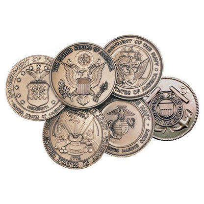 Air Force Service Medallion, Brass Air Force Medallion