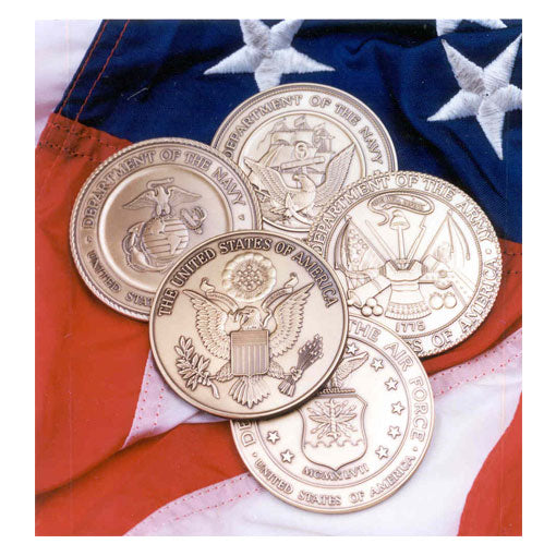 Army Service Medallion, Brass Army Medallion
