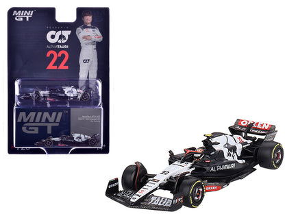 AlphaTauri AT04 #22 Yuki Tsunoda Formula One F1 "Australian GP" (2023) Limited Edition 1/64 Diecast Model Car by Mini GT  free shipping USA