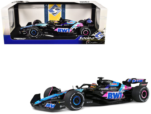 Alpine A524 #31 Esteban Ocon "BWT" Formula One F1 Miami GP (2024) "Competition" Series 1/18 Diecast Model Car by Solido  free shipping USA