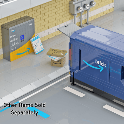 Amazing Delivery Van - Truck - Custom Printed Set - Made Using LEGO® Parts