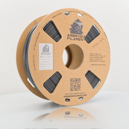 AMBROSIA ASA-CF Filament of the Gods - 1KG and 2KG Bambu AMS Friendly Cardboard Spools Premium 3D Printing Filament
