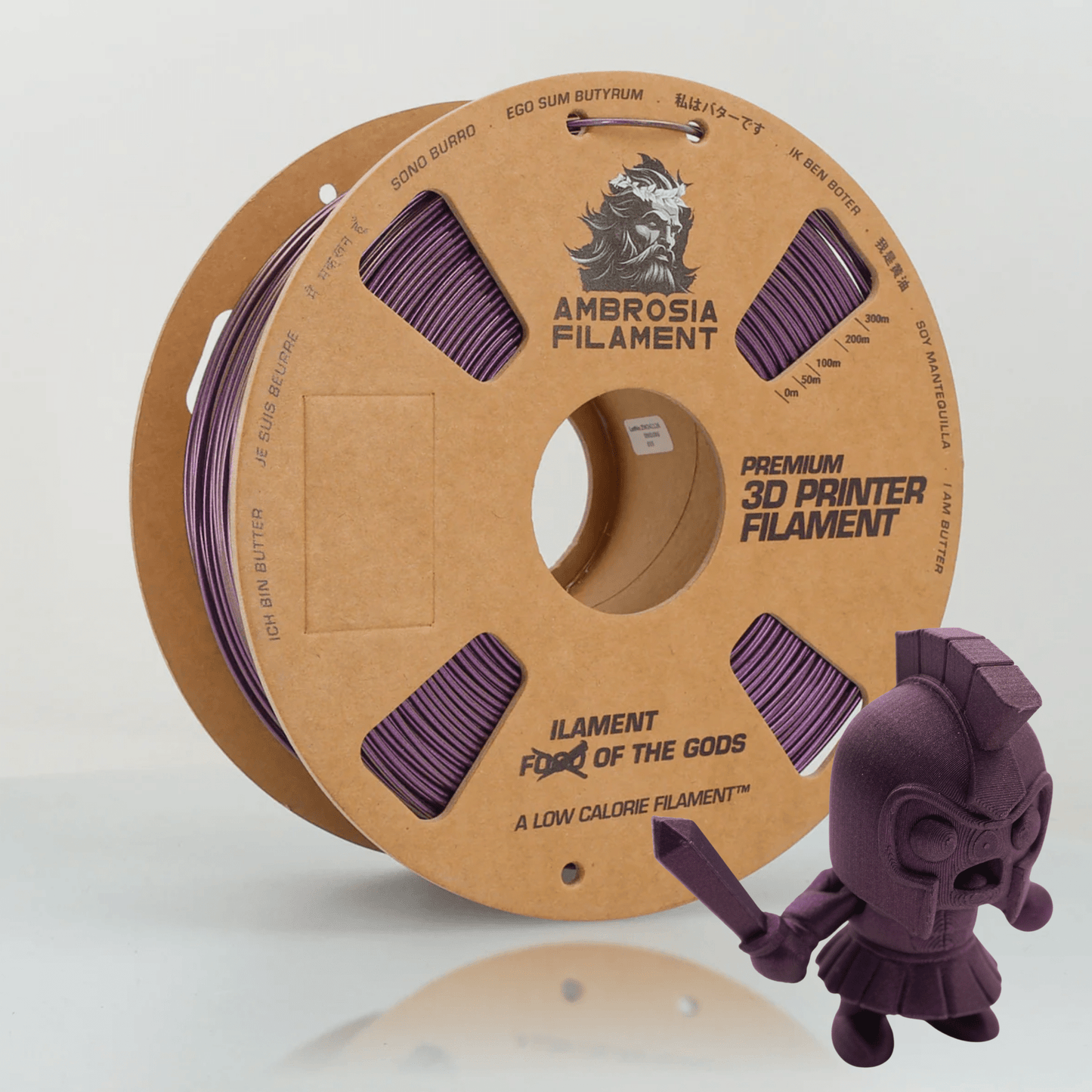 AMBROSIA Dolos Color Shifting ASA Filament of the Gods - 1KG Bambu AMS Friendly Cardboard Spools Premium 3D Printing Filament