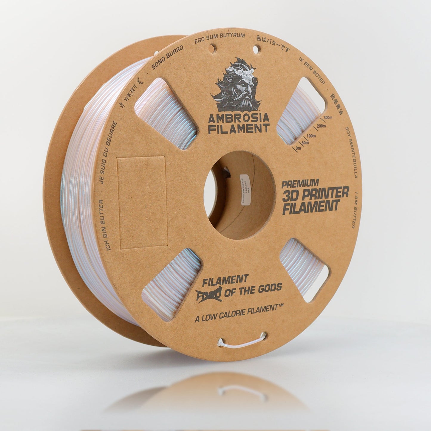 AMBROSIA Dolos Color Shifting PLA Filament of the Gods - 1KG Bambu AMS Friendly Cardboard Spools Premium 3D Printing Filament