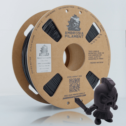 AMBROSIA Galactic (Sparkle) PLA Filament of the Gods - 1KG Bambu AMS Friendly Cardboard Spools Premium 3D Printing Filament