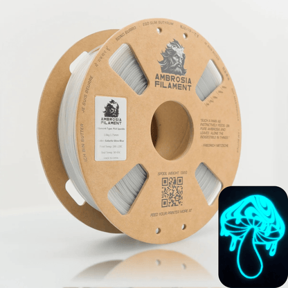 AMBROSIA Galactic (Sparkle) PLA Filament of the Gods - 1KG Bambu AMS Friendly Cardboard Spools Premium 3D Printing Filament