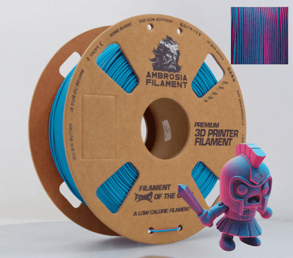 AMBROSIA PLA Filament of the Gods - 1KG Bambu AMS Friendly Cardboard Spools Premium 3D Printing Filament