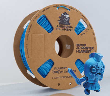 AMBROSIA SILK PLA Filament of the Gods - 1KG Bambu AMS Friendly Cardboard Spools Premium 3D Printing Filament