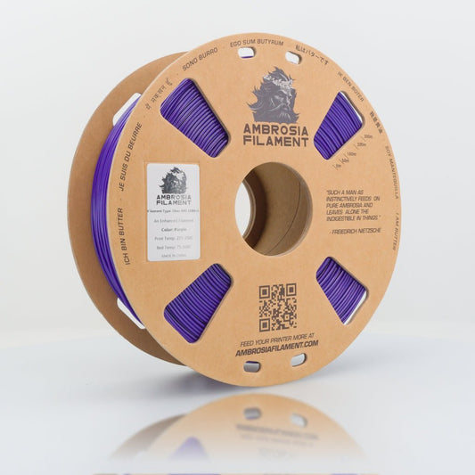 AMBROSIA Uber ABS Filament of the Gods - 1KG Bambu AMS Friendly Cardboard Spools Premium 3D Printing Filament ABS+