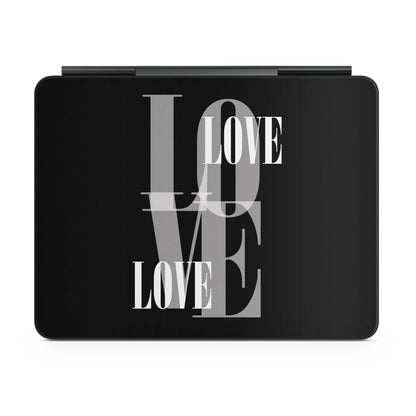 Black Love - Apple Magic Keyboard for iPad Skin