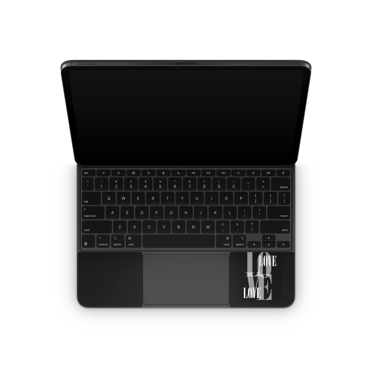 Black Love - Apple Magic Keyboard for iPad Skin