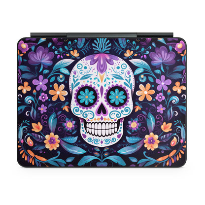 Calavera Azul - Apple Magic Keyboard for iPad Skin