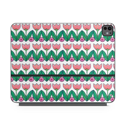 Deco Tulips - Apple Magic Keyboard for iPad Skin