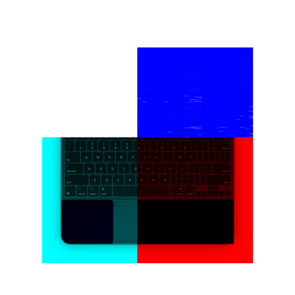 Eclectic Checker - Apple Magic Keyboard for iPad Skin