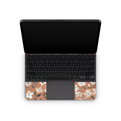 Fresh Flowers Copper - Apple Magic Keyboard for iPad Skin