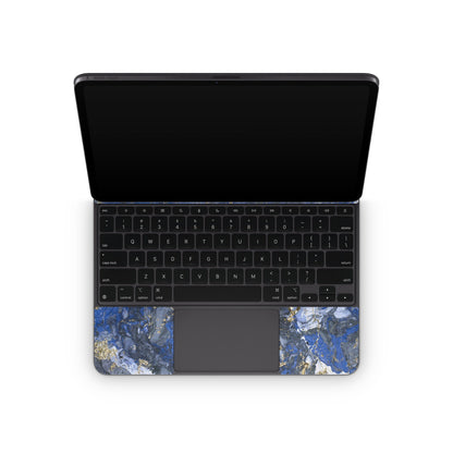 Gilded Ocean Marble - Apple Magic Keyboard for iPad Skin