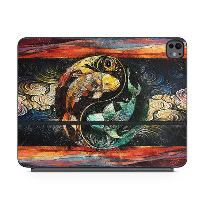Koi Fish Yin Yang - Apple Magic Keyboard for iPad Skin