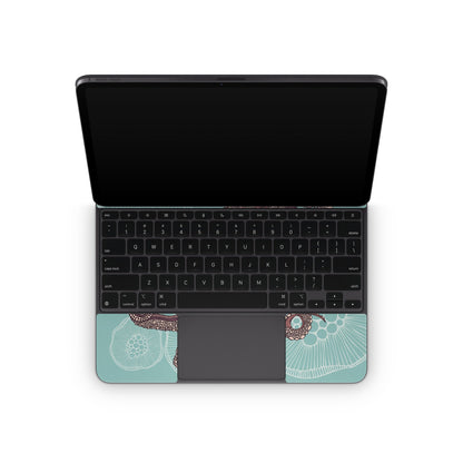 Octopus Bloom - Apple Magic Keyboard for iPad Skin