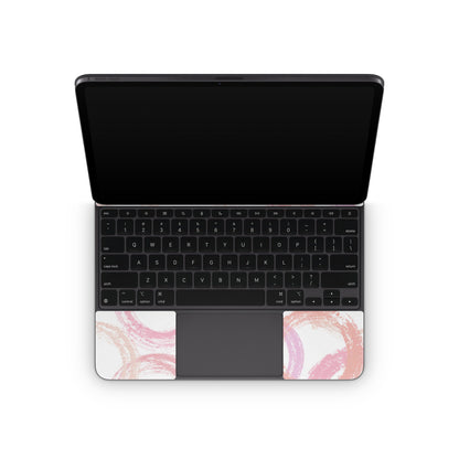 Pink Circles - Apple Magic Keyboard for iPad Skin