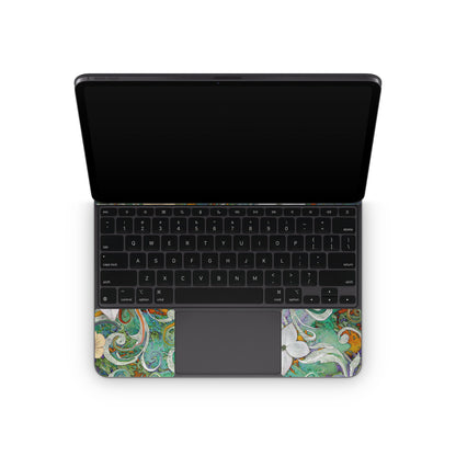 Sangria Flora - Apple Magic Keyboard for iPad Skin