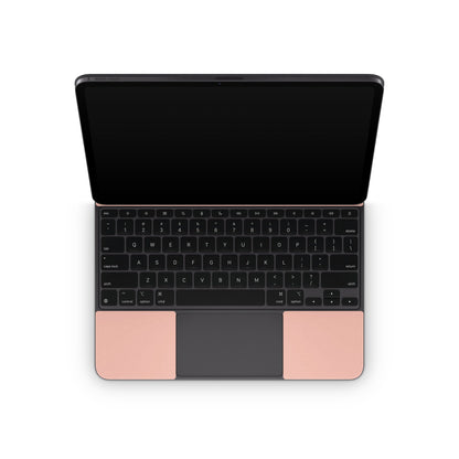 Solid State Peach - Apple Magic Keyboard for iPad Skin