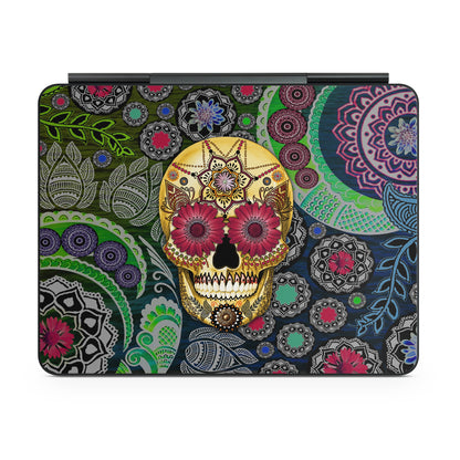 Sugar Skull Paisley - Apple Magic Keyboard for iPad Skin