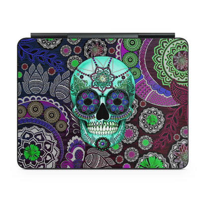 Sugar Skull Sombrero - Apple Magic Keyboard for iPad Skin