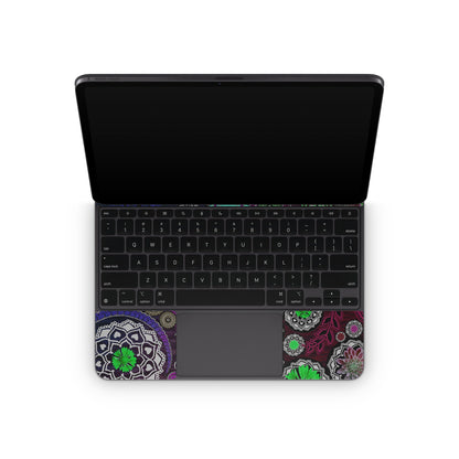 Sugar Skull Sombrero - Apple Magic Keyboard for iPad Skin