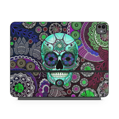 Sugar Skull Sombrero - Apple Magic Keyboard for iPad Skin