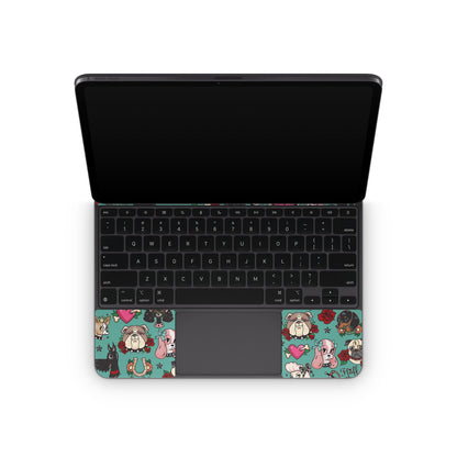 Tattoo Dogs - Apple Magic Keyboard for iPad Skin