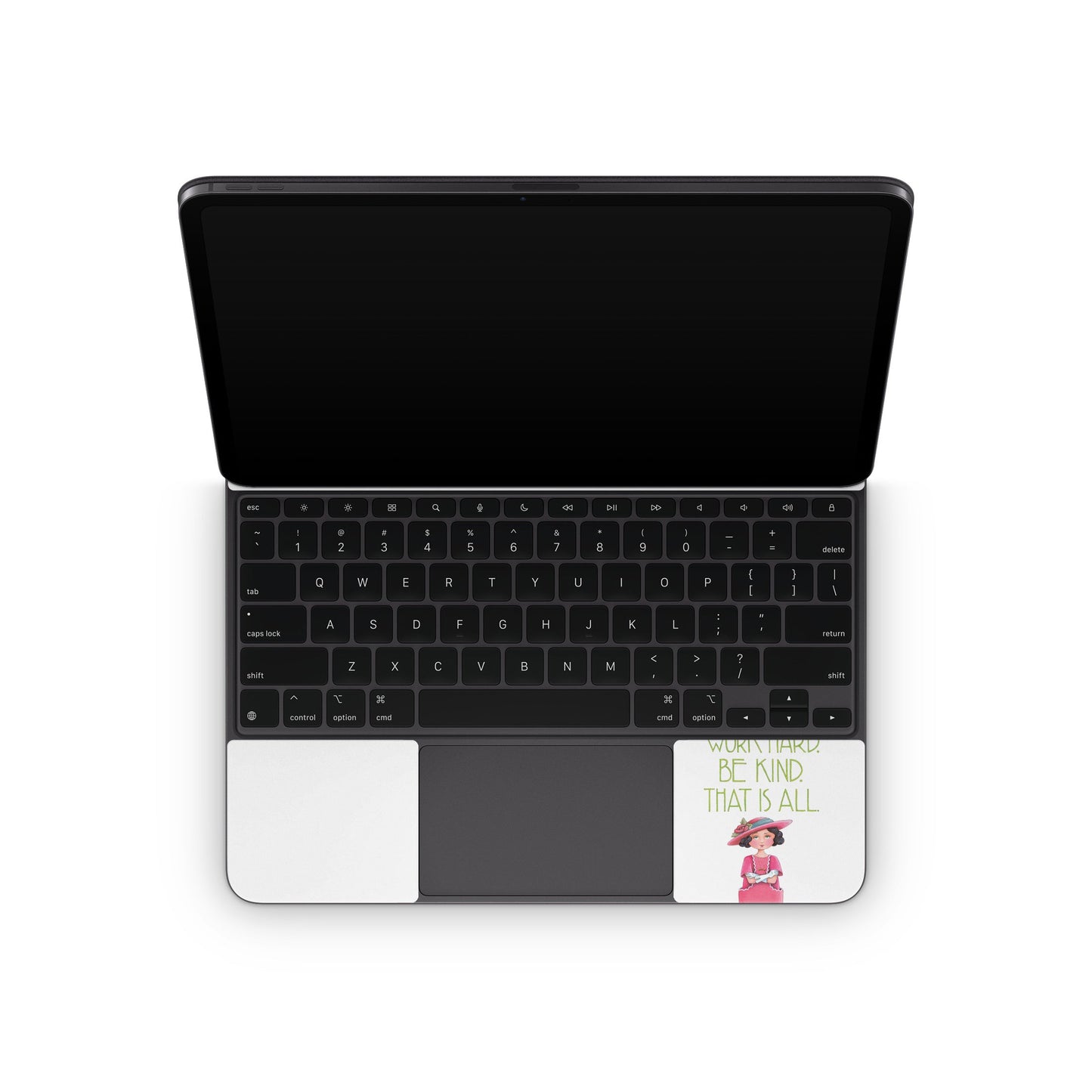 Work Hard - Apple Magic Keyboard for iPad Skin