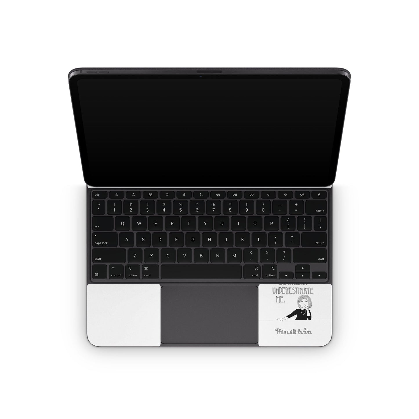 Underestimate Me - Apple Magic Keyboard for iPad Skin