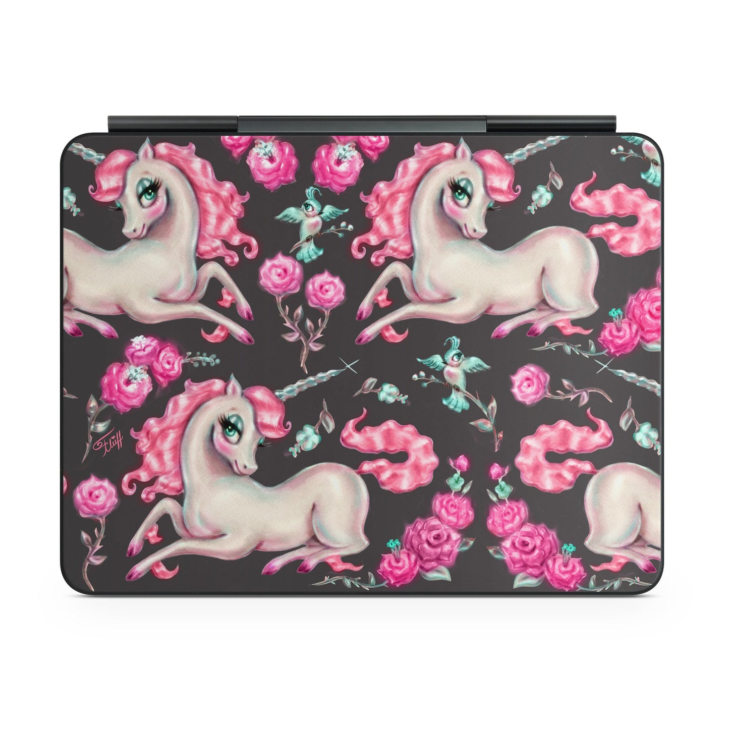 Unicorns and Roses - Apple Magic Keyboard for iPad Skin