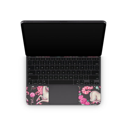 Unicorns and Roses - Apple Magic Keyboard for iPad Skin