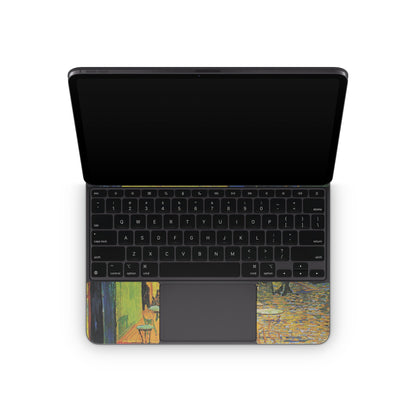 Cafe Terrace At Night - Apple Magic Keyboard for iPad Skin