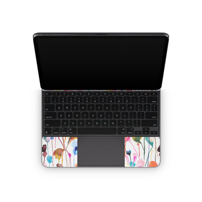 Watercolor Wild Flowers - Apple Magic Keyboard for iPad Skin