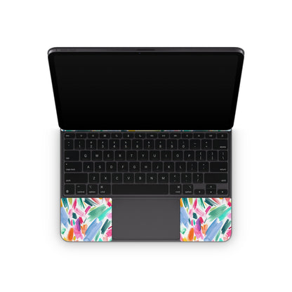 Watercolor Colorful Brushstrokes - Apple Magic Keyboard for iPad Skin