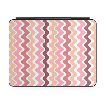 Pink Waves - Apple Magic Keyboard for iPad Skin