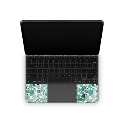 Watercolor Eucalyptus Leaves - Apple Magic Keyboard for iPad Skin