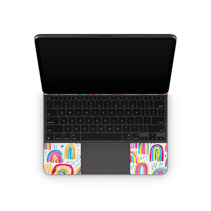 Watercolor Rainbows - Apple Magic Keyboard for iPad Skin