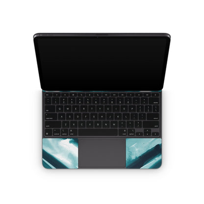 Watercolor Chevron - Apple Magic Keyboard for iPad Skin