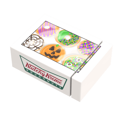 Boxed Donuts - Halloween - Custom Printed - Made Using LEGO® Parts