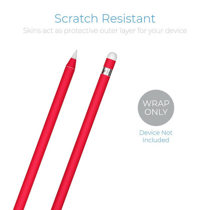Solid State Red - Apple Pencil Skin