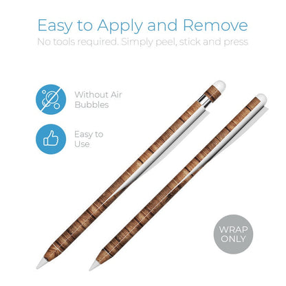 Stripped Wood - Apple Pencil Skin