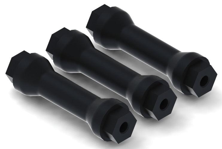 ARRMA AR320218 Wing Post Aluminum Black Typhon Talion Kraton (2)