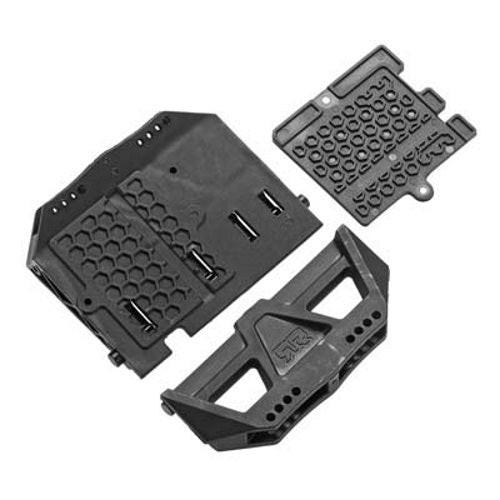 Arrma AR320252 Front/Rear Shock Mount And Radio Tray Nero 6S
