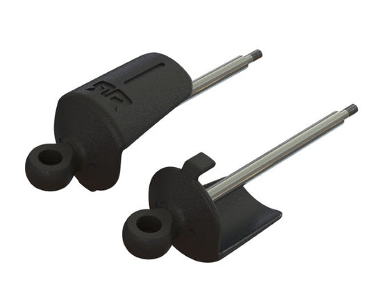 Arrma AR330527 Shock Shaft, Eyelet and Spring Perch Rear (2) Kraton Outcast
