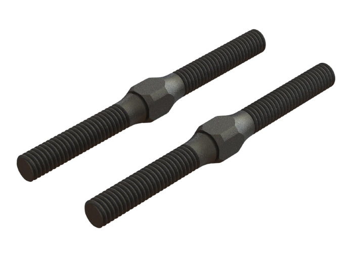Arrma AR330542 Steel Turnbuckle M4x48mm Black (2Pieces) Big Rock Typhon